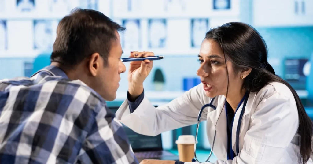 Advanced ear and throat testing tools at Ishwar Dayal Memorial Hospital Patna