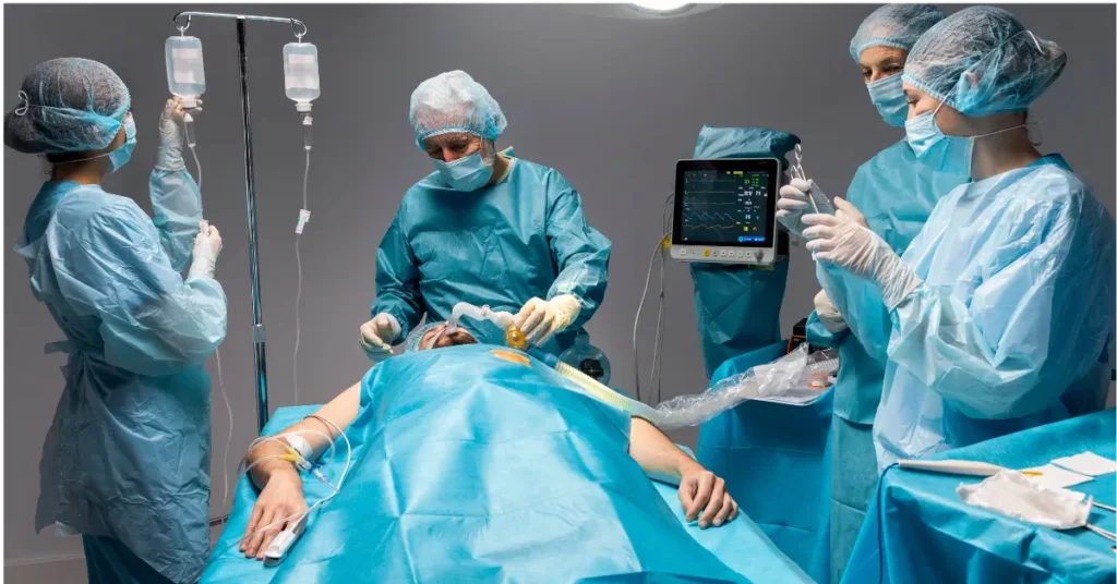 Safe and modern operation theater facilities for hernia and stone surgery in Patna.